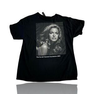 Farrah Fawcett Foundation 2024 Unisex T-Shirt Black Size Large: Like New
